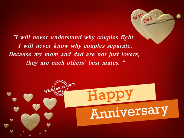 I will never understand why couples fight,Happy anniversary