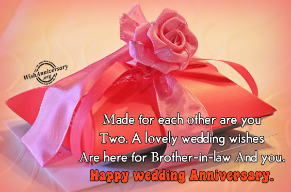 A Lovely Wedding Wishes Are Here For Brother In Law-wa61