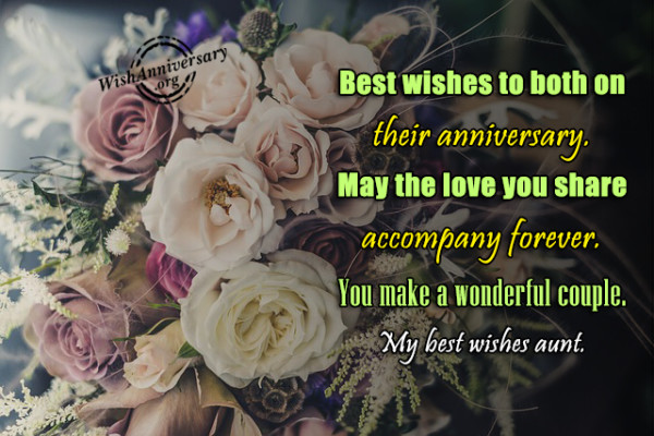 Best Wishes To Both On Their Anniversary-wa32