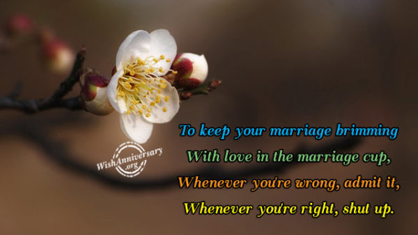 Love In The Marriage Cup