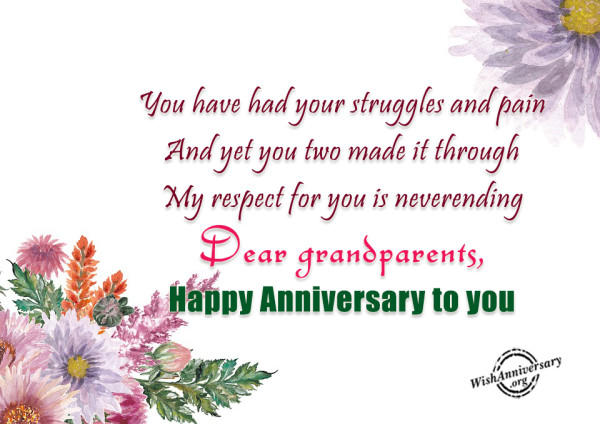 My Respect For You Is Never Ending Dear Grandparents-wa306