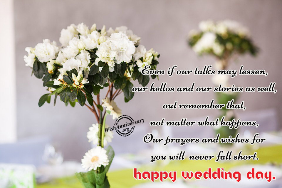 Our Prayers And Wishes For You
