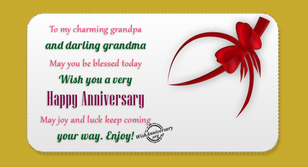 To My Charming Grandpa And Darling Grandma-wa308